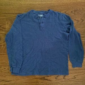 Mens Small blue henley